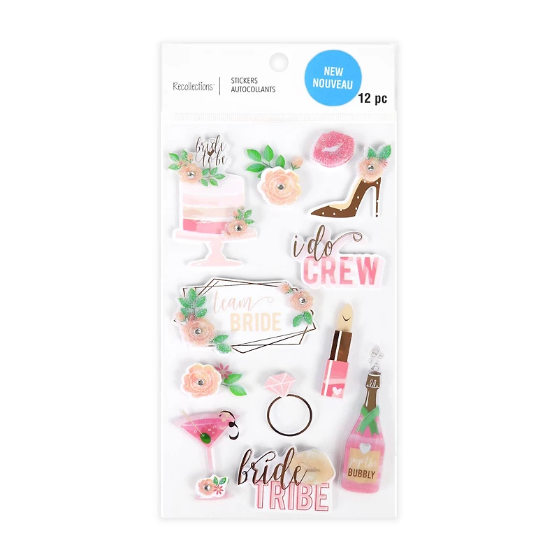 Wedding Party Dimensional Stickers by Recollections™