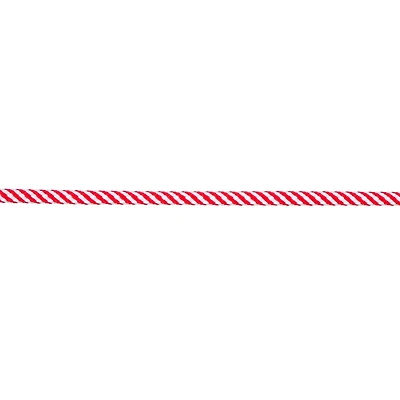 1/4" Red & White Cording Trim by Celebrate It®