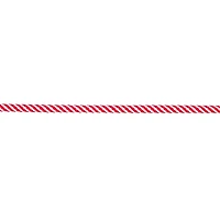 1/4" Red & White Cording Trim by Celebrate It®