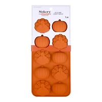Turkeys & Pumpkins Silicone Candy Mold by Makery™
