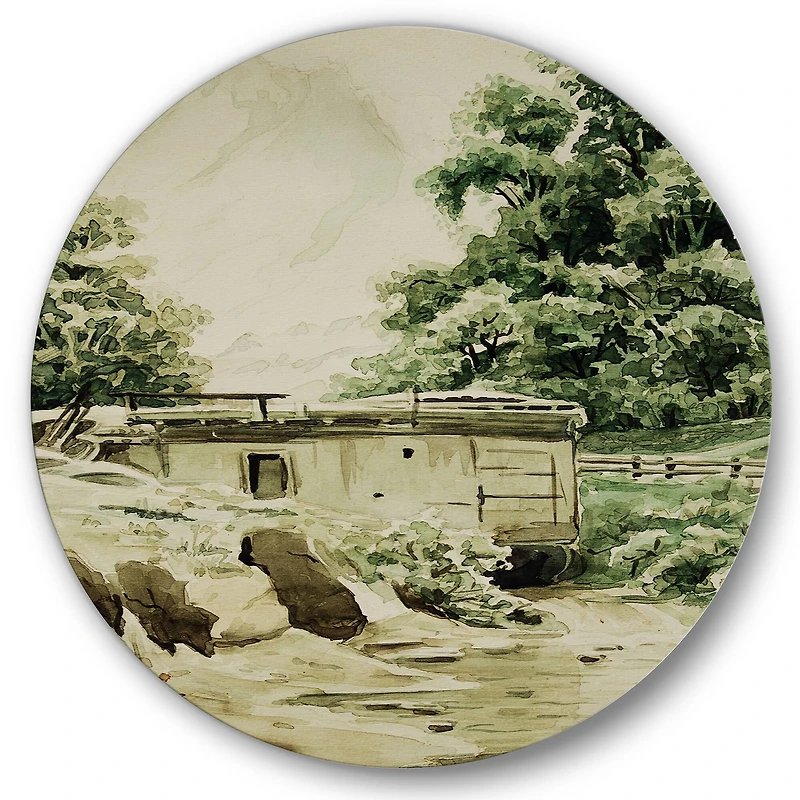 Designart - Cabin In The Mountains