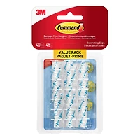 Command™ Mini Decorating Light Clips, Clear