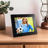 Aluratek Black 8" x 7" WiFi Digital Photo Frame with Touchscreen