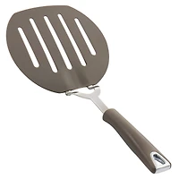 Martha Stewart Large Taupe Nylon Slotted Spatula