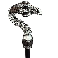 Design Toscano Dragonsthorne Collection 39" Drakkar the Dragon Gothic Walking Stick