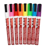 6 Packs: 8 ct. (48 total) Fluorescent Medium Tip Chalk Marker Set by Craft Smart®