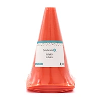 6.75" Orange Cones, 4ct. by Celebrate It™