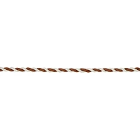1/10" x 30ft. Brown & White Twist Trim Ribbon by Celebrate It®