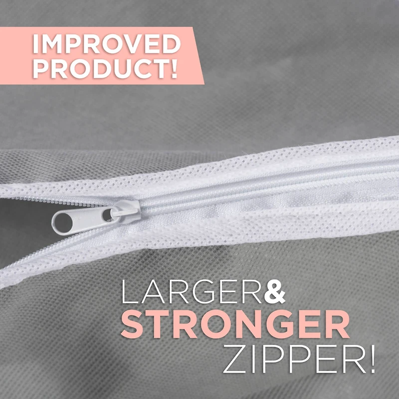 DII® Gray Blanket Soft Storage Cube, 2ct.