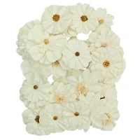 White Paper Flower Embellishments By Recollections™