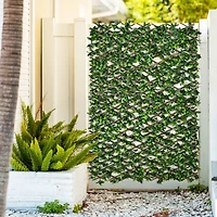 40" x 80" Artificial Gardenia Expandable Privacy Fence Screen