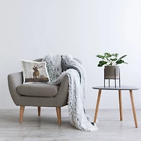 Stupell Industries Brown Rustic Buck Deer Forest Nature Throw Pillow, 18" x 18"