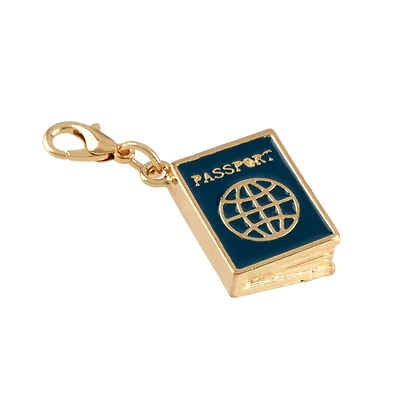 Dark Blue Passport Charm by Bead Landing™
