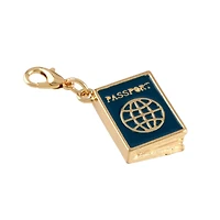 Dark Blue Passport Charm by Bead Landing™