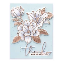 Spellbinders® Yana Smakula Magnolia Blooms Etched Dies
