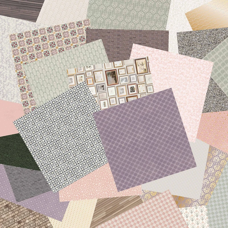 12" x 12" Miniature Prints Paper Pad by Recollections™, 58 Sheets