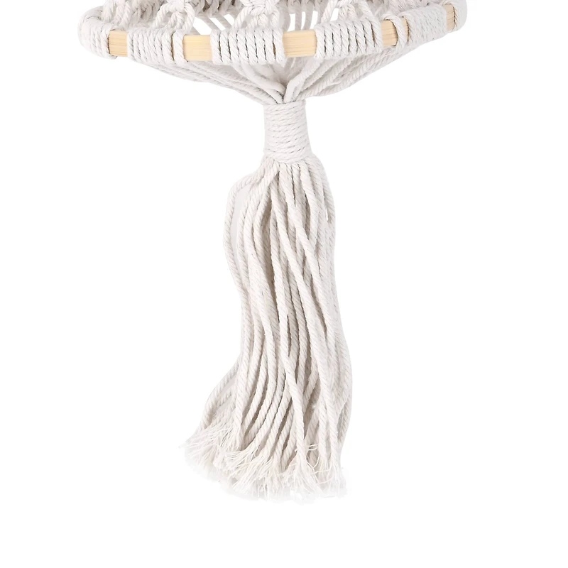 26" Macrame Hanging Basket by Ashland®