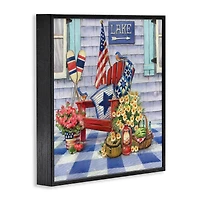 Stupell Industries Americana Porch View Framed Giclee Art