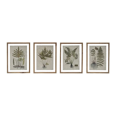 Hello Honey® Botanical Print on Textured Material Wood Framed Wall Décor Set