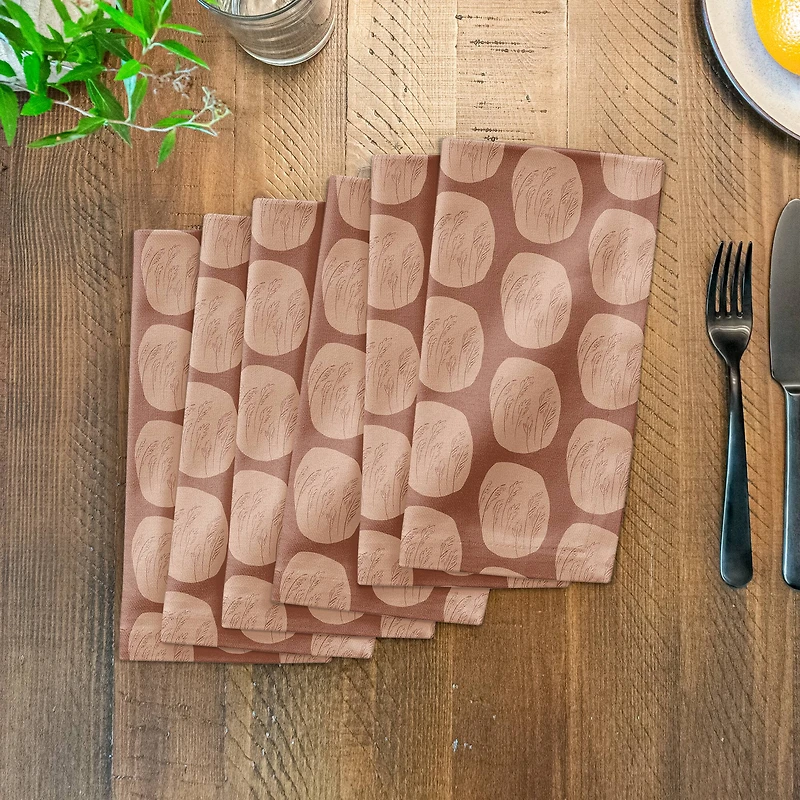 Bohemian Terracotta Cotton Twill Napkin