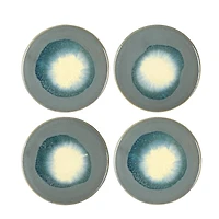 Hello Honey® Reactive Glaze Stoneware Coasters Set
