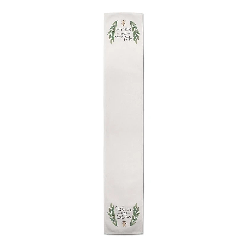 72" Welcome To Our Little Hive Table Runner