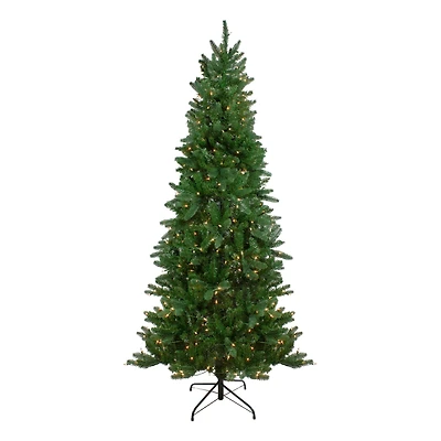 7ft. Pre-Lit Real Touch™ Altoona Pine Artificial Christmas Tree, Clear Lights