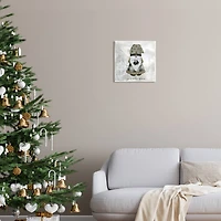 Stupell Industries Home Sweet Gnome Winter Snowflakes Wall Plaque Art