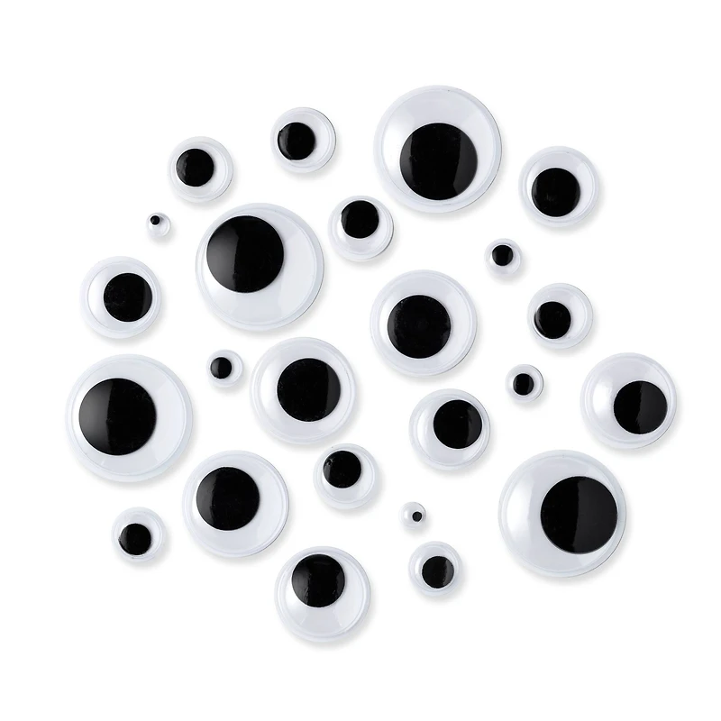 12 Packs: 102 ct. (1,224 total) Assorted Wiggle Eyes by Creatology™