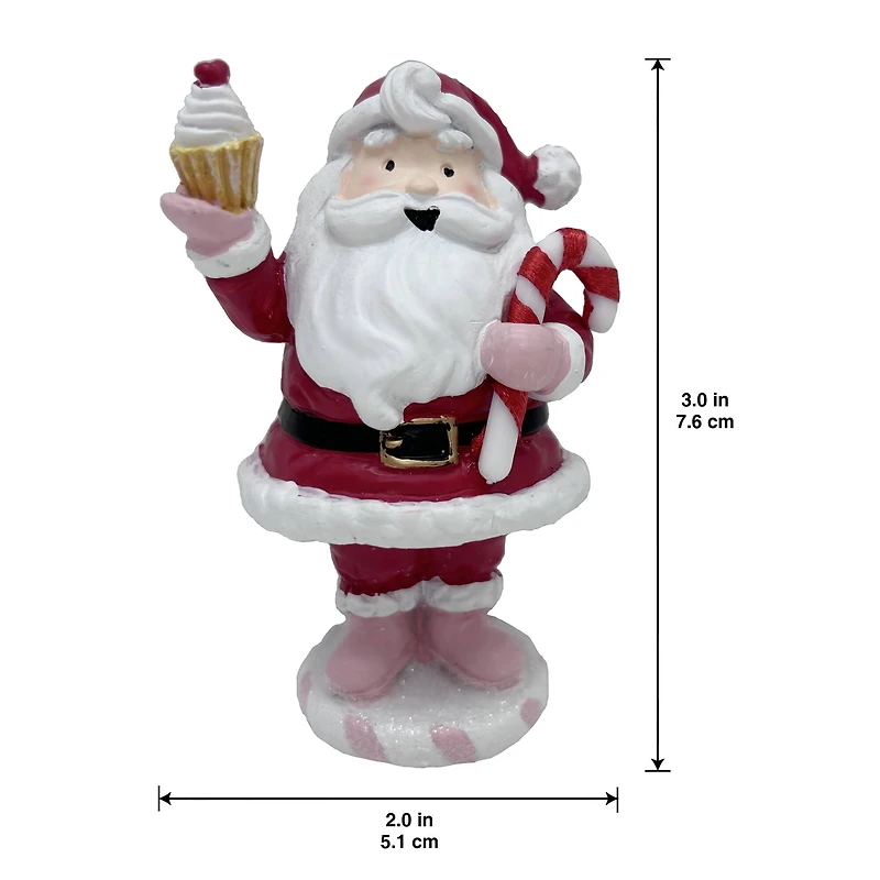Mini Santa Claus with Cupcake by Ashland®