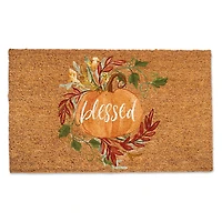 Blessed Pumpkin Vine Doormat