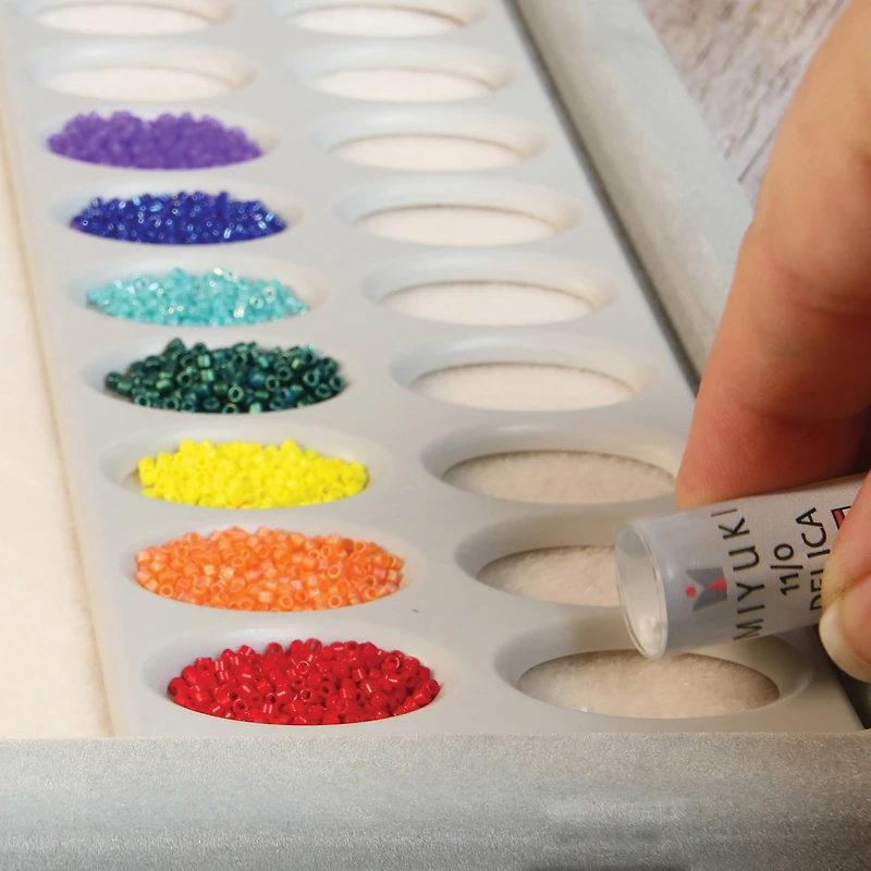 The Beadsmith® BASIC elements™ 24-Hole Seed Bead Sorters, 2ct.