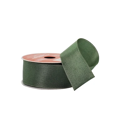1.5" x 30ft. Sage Wired Sateen Ribbon by Celebrate It®