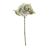 20.25" Green & Teal Hydrangea Stems, 6ct.