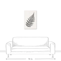 Linen Fern Canvas Wall Art