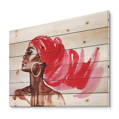 Designart - Portrait of African American Woman IX