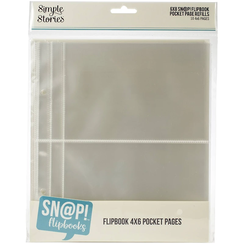 Simple Stories Sn@p!™ 6" x 8" Flipbooks Pocket Pages