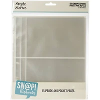 Simple Stories Sn@p!™ 6" x 8" Flipbooks Pocket Pages