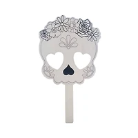 12.75" Sugar Skull Wood Mask by Creatology™