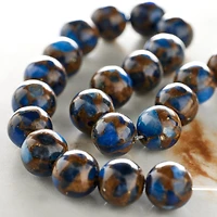 Sapphire Impression Jasper Round Beads by Bead Landing®, 8mm