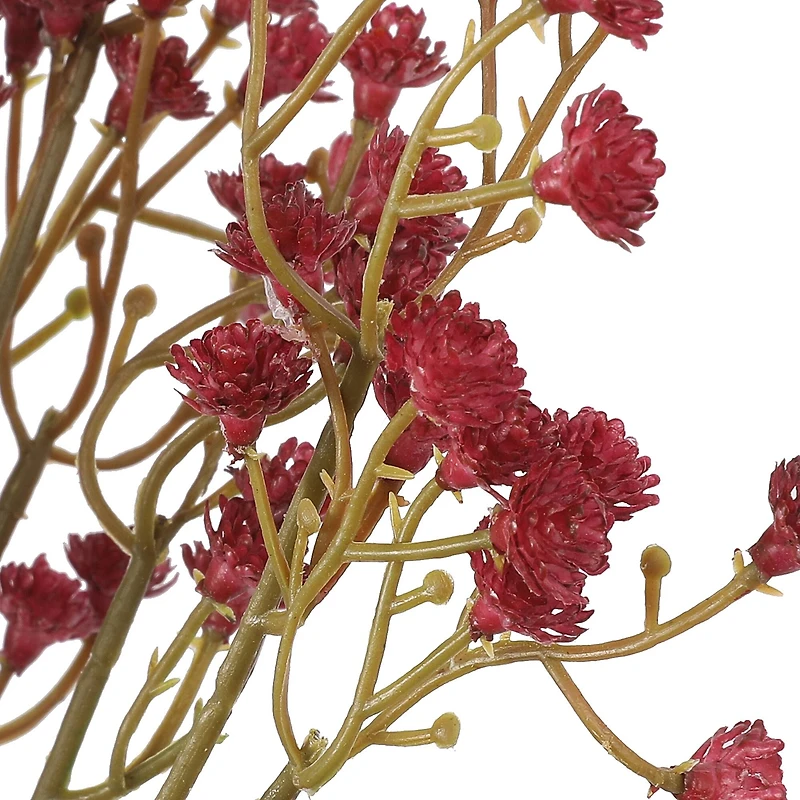 10.5" Burgundy Baby's Breath Bush by Ashland®