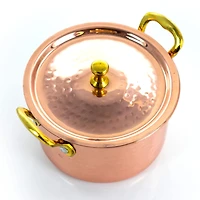 Gibson Home® Rembrandt 15oz. Copper Stainless Steel Mini Casserole with Lid