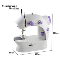 Haitral™ Lavender Flex-Speed Cordless Combo Sewing Machine with Bobbins & Sewing Thread