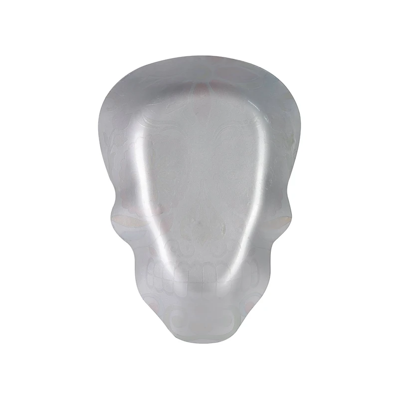 12" Sugar Skull Decorative Glass Plate by Ashland®