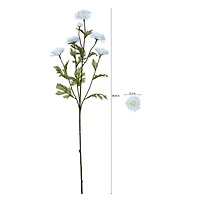 27" White Mini Mum Stem by Ashland®