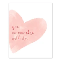 No One Else Will Do Canvas Art