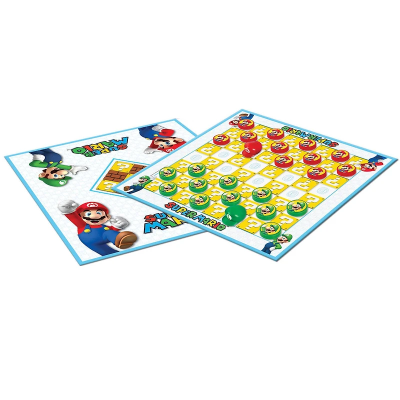 USAopoly™ Super Mario™ Checkers & Tic Tac Toe Collector's Game Set