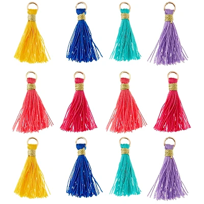 12 Packs: 12 ct. (144 total) Charmalong™ Tassel Charms by Bead Landing™