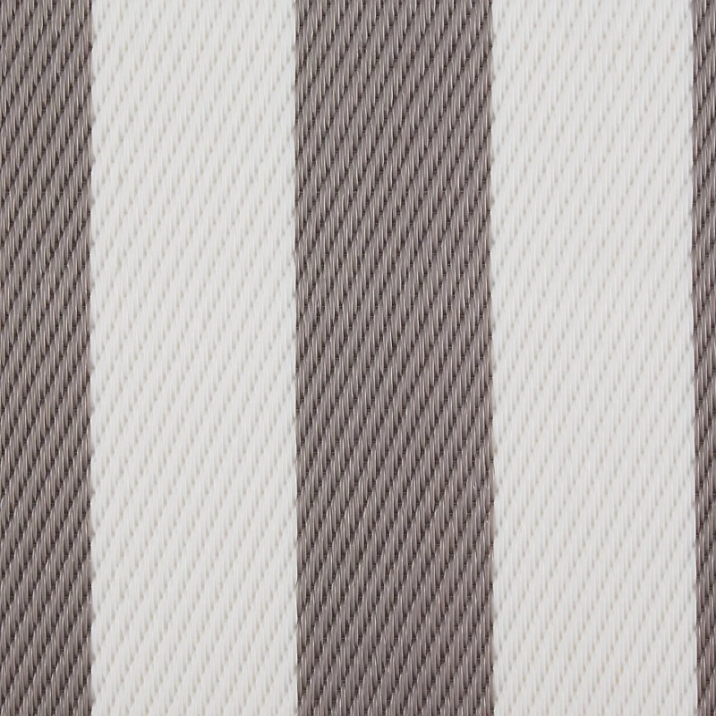 DII® Stone & White Rugby Stripe Outdoor Rug, 4ft. x 6ft.