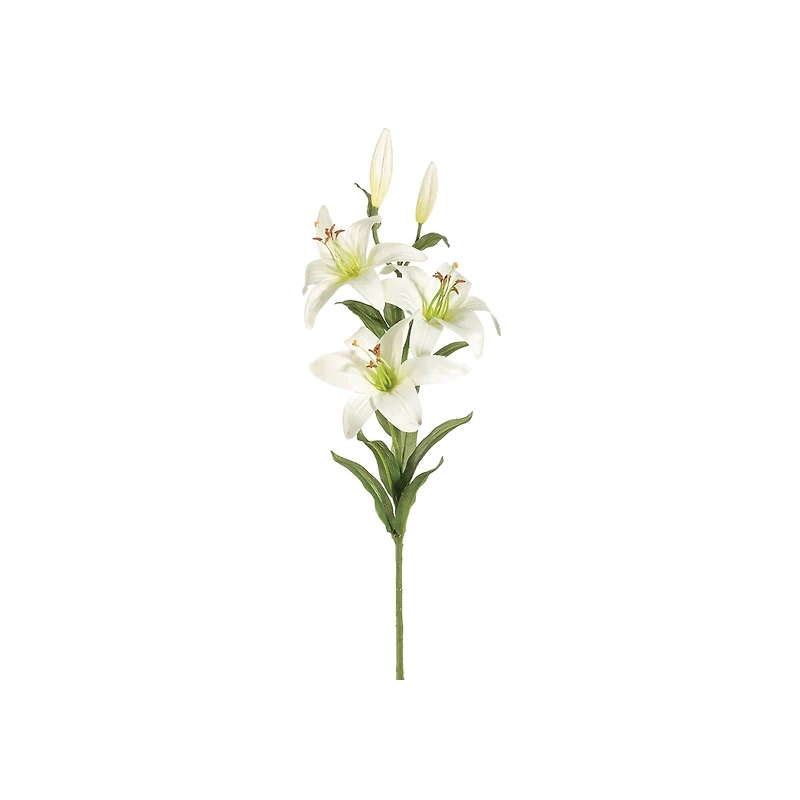 White Garden Lily Spray